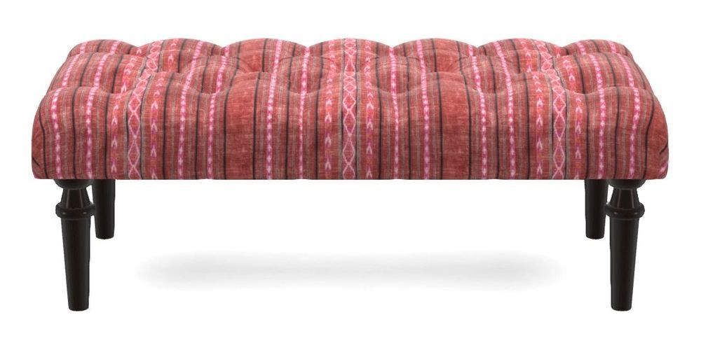 Small Buttoned Footstool