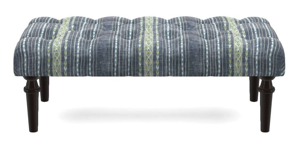 Small Buttoned Footstool