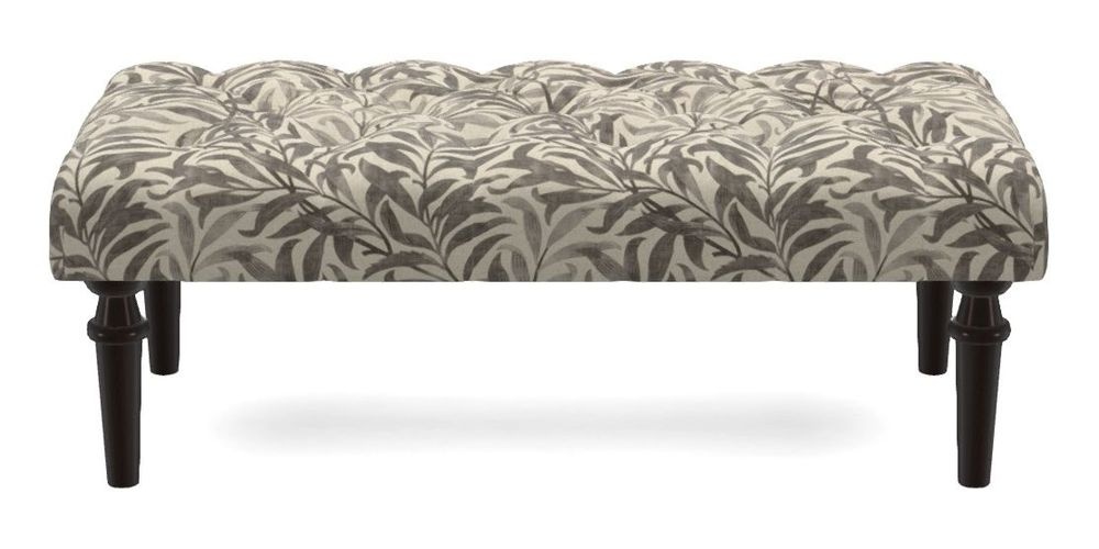 Small Buttoned Footstool