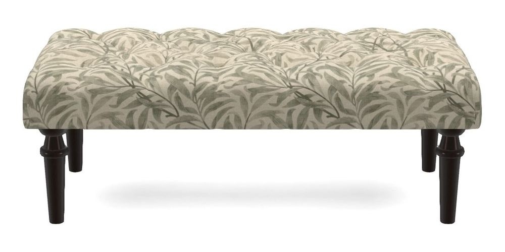 Small Buttoned Footstool