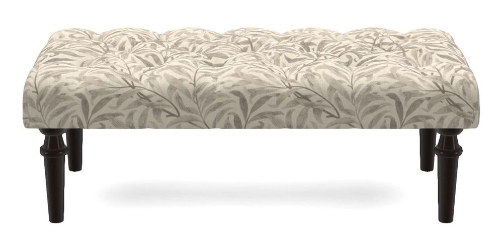 Small Buttoned Footstool