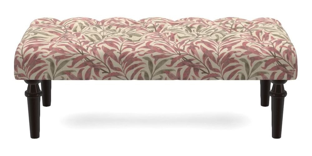 Small Buttoned Footstool