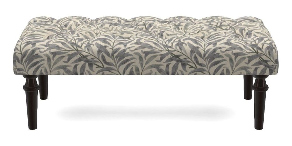 Small Buttoned Footstool