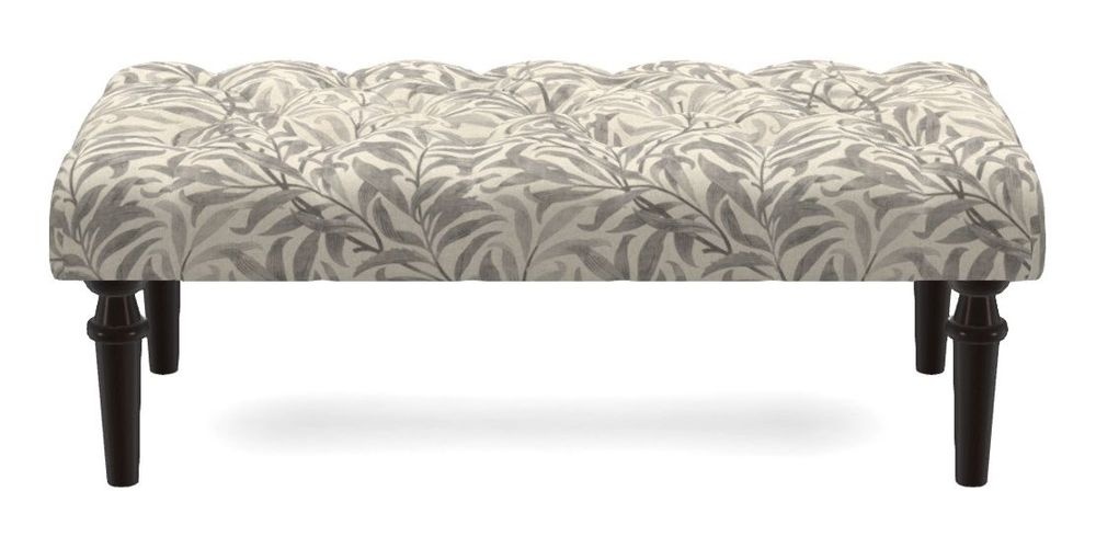 Small Buttoned Footstool