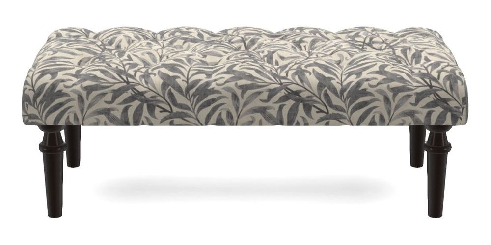 Small Buttoned Footstool