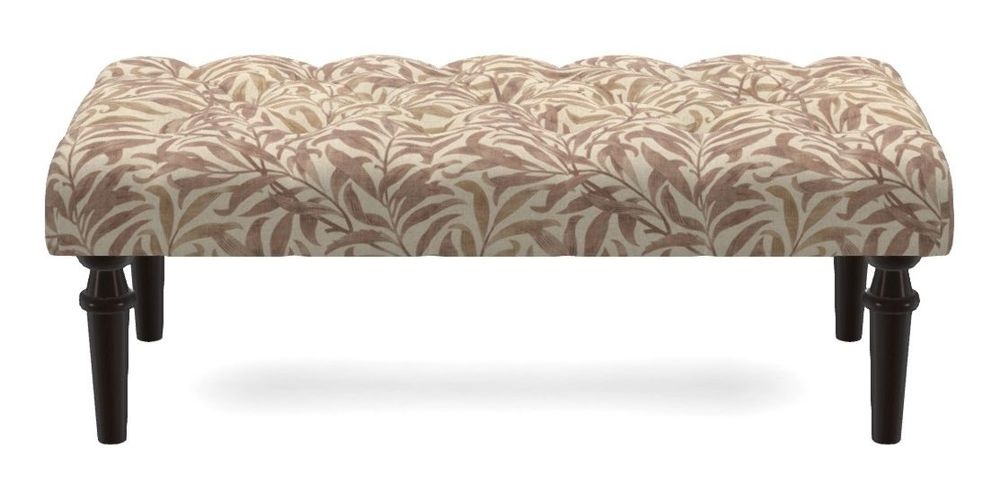 Small Buttoned Footstool