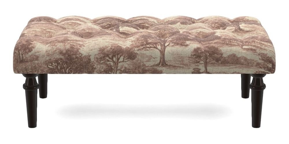 Small Buttoned Footstool