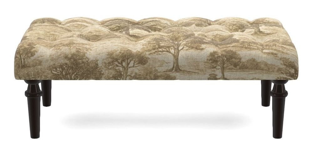 Small Buttoned Footstool