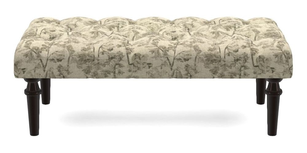 Small Buttoned Footstool