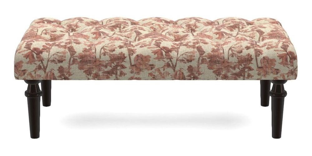 Small Buttoned Footstool