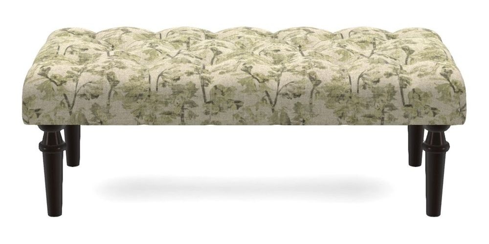 Small Buttoned Footstool