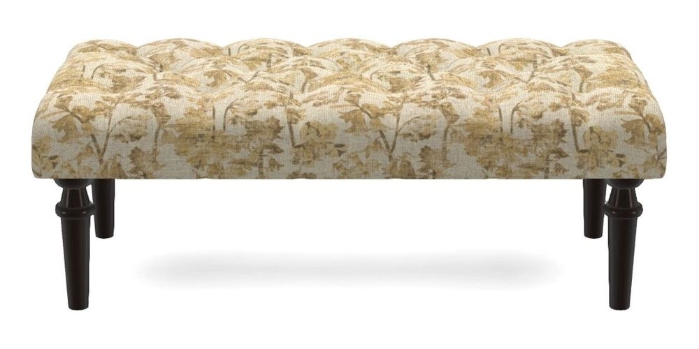 Small Buttoned Footstool