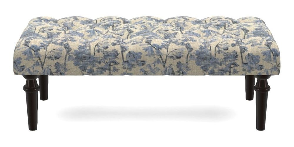 Small Buttoned Footstool