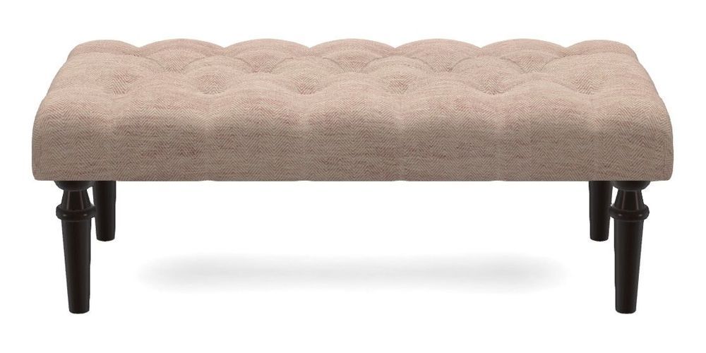 Small Buttoned Footstool