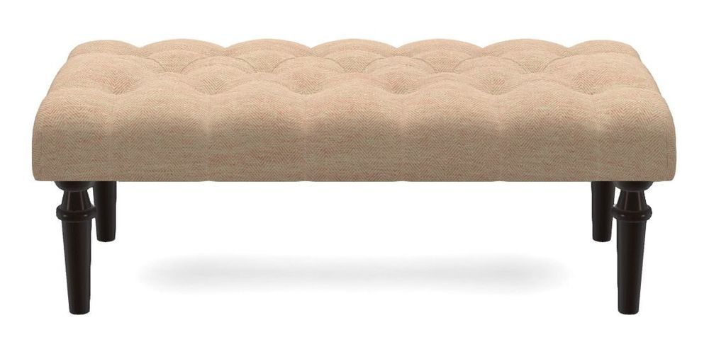 Small Buttoned Footstool