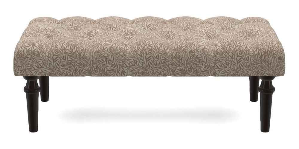 Small Buttoned Footstool