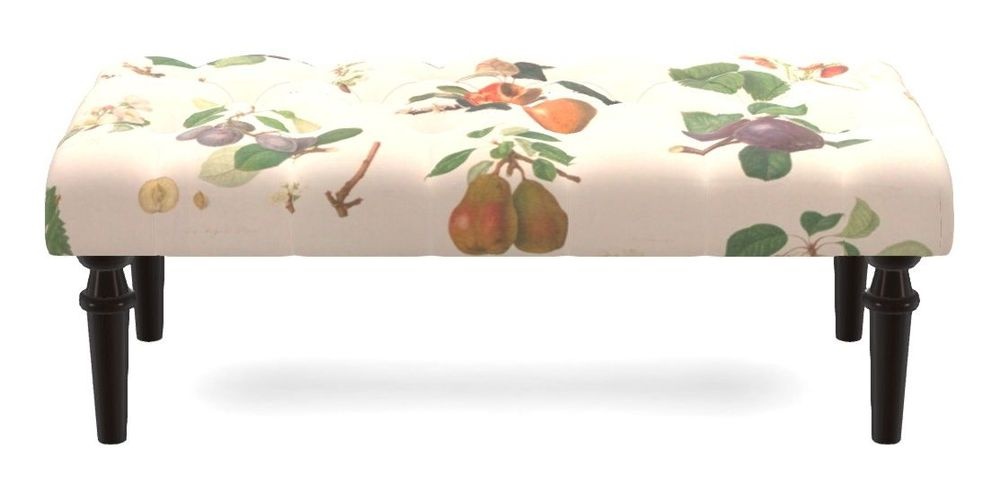 Small Buttoned Footstool