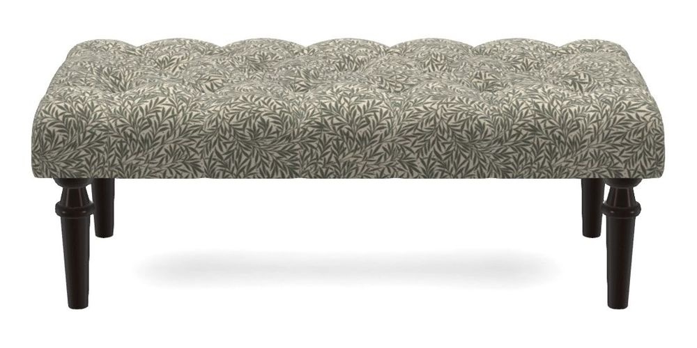 Small Buttoned Footstool