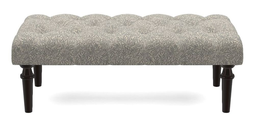 Small Buttoned Footstool