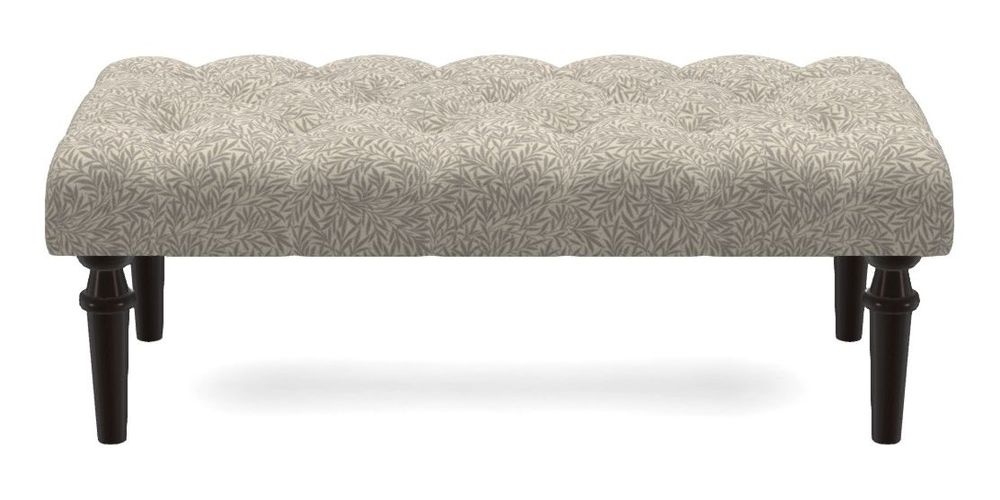 Small Buttoned Footstool