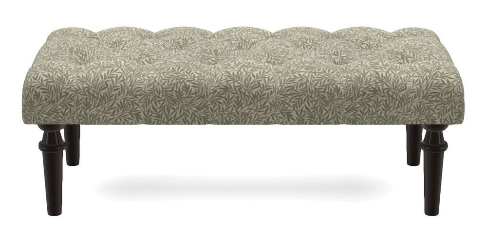 Small Buttoned Footstool