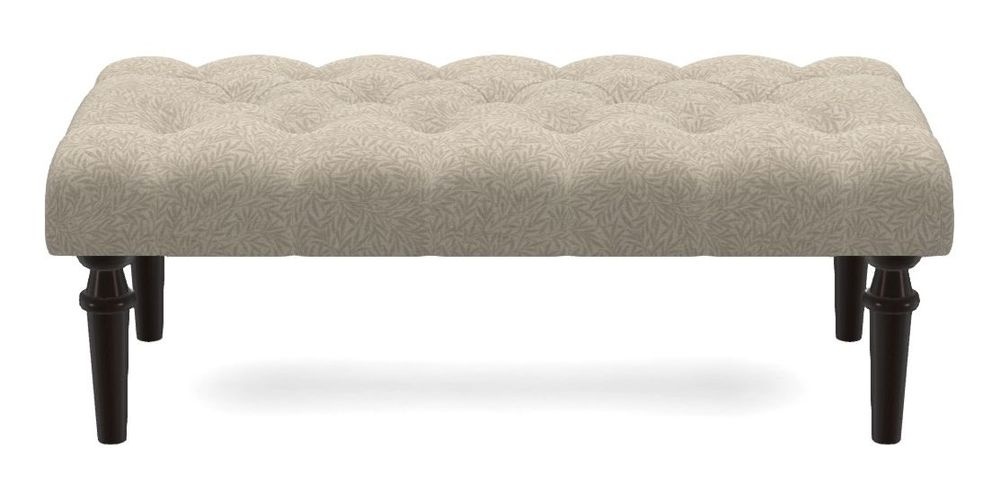 Small Buttoned Footstool