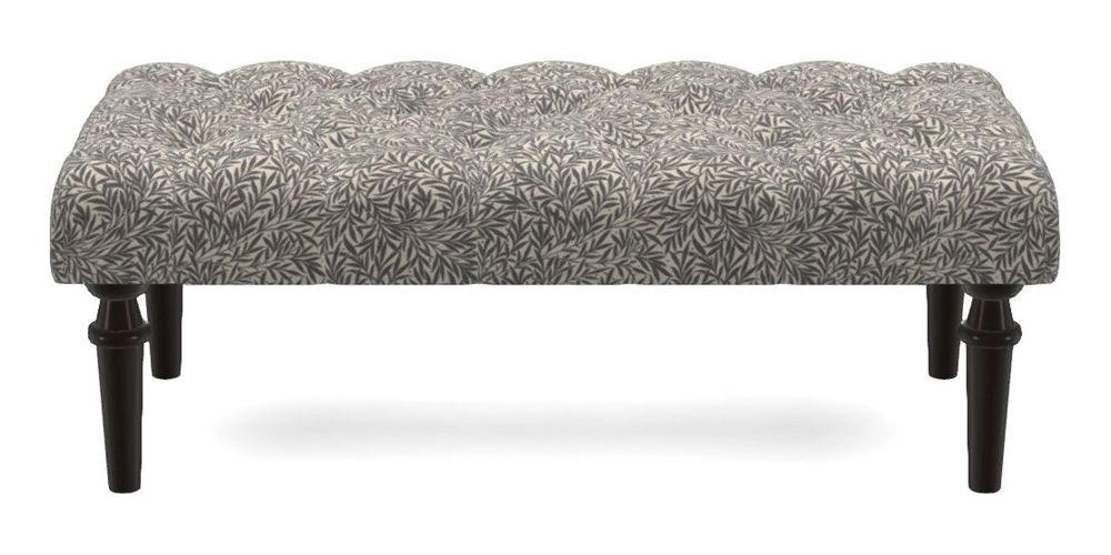 Small Buttoned Footstool