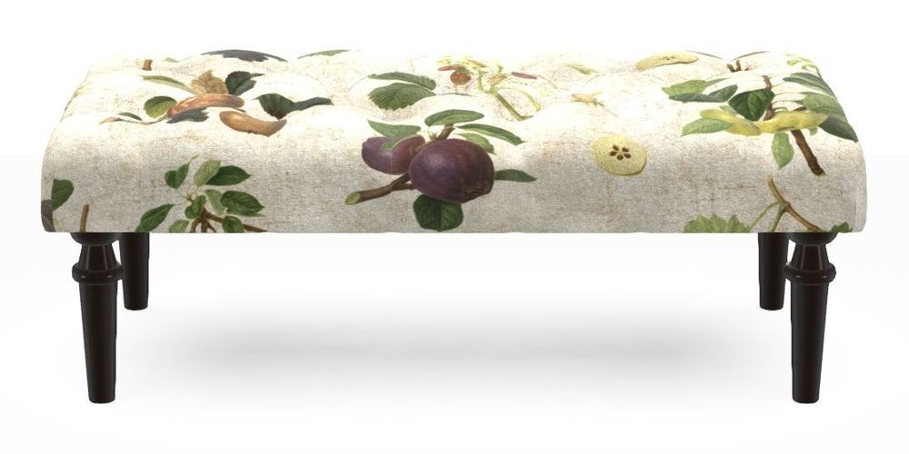 Small Buttoned Footstool