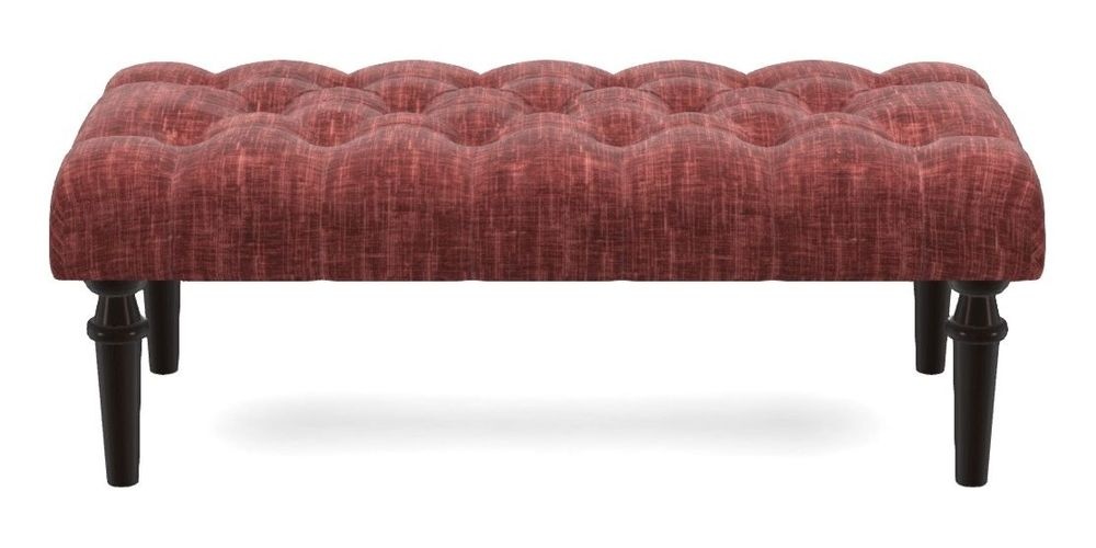 Small Buttoned Footstool