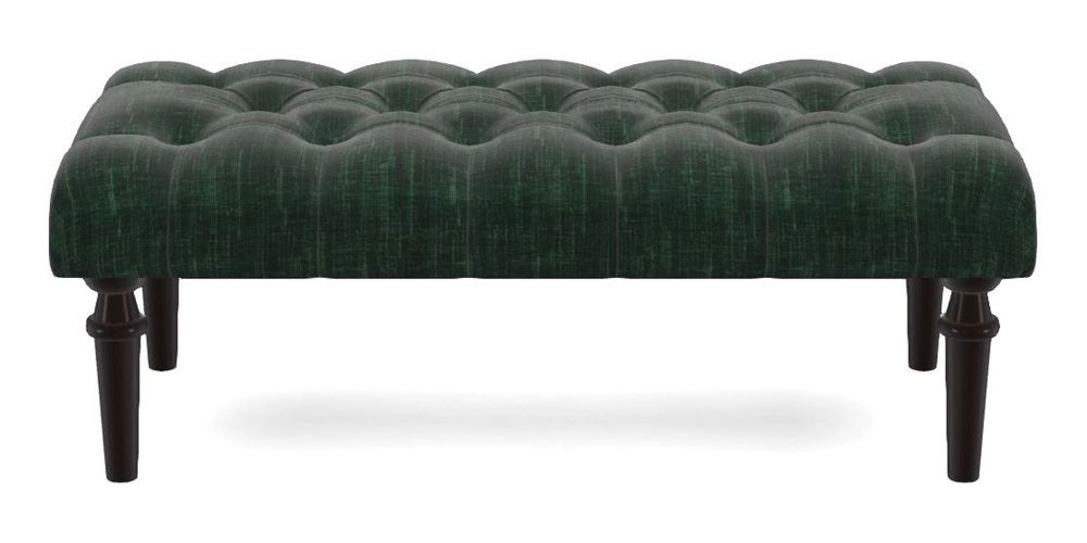 Small Buttoned Footstool