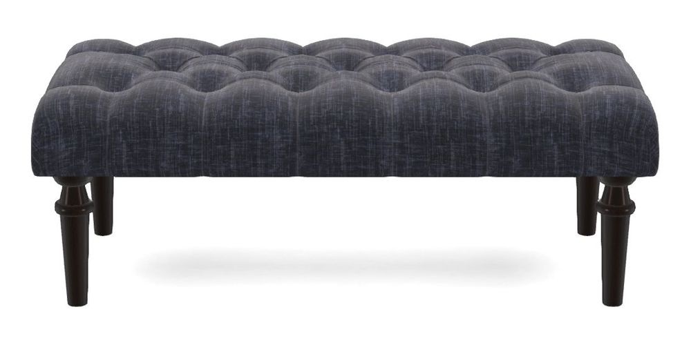 Small Buttoned Footstool