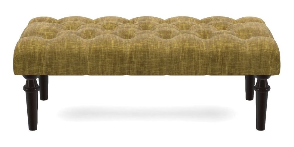 Small Buttoned Footstool