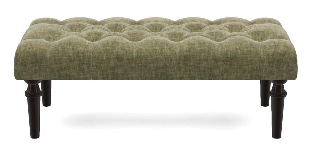Small Buttoned Footstool