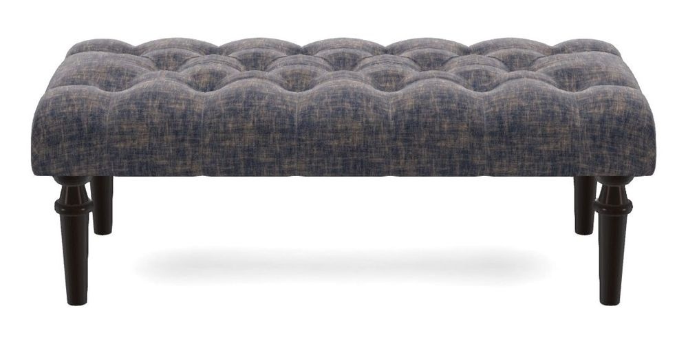 Small Buttoned Footstool