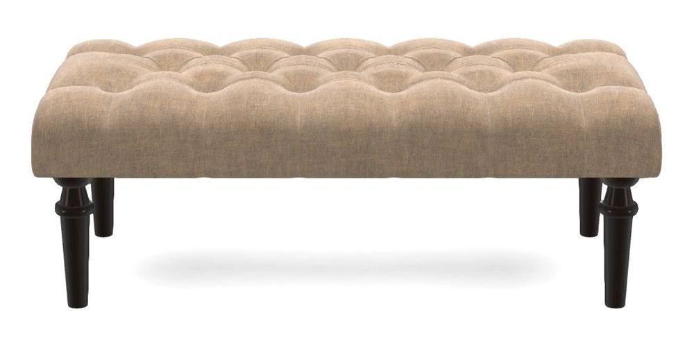 Small Buttoned Footstool