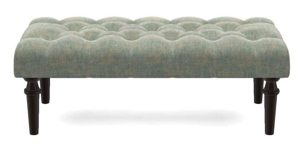 Small Buttoned Footstool