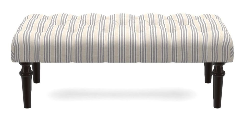 Small Buttoned Footstool