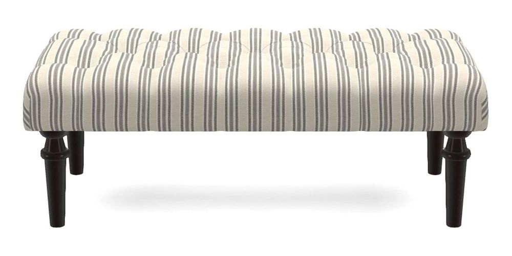 Small Buttoned Footstool