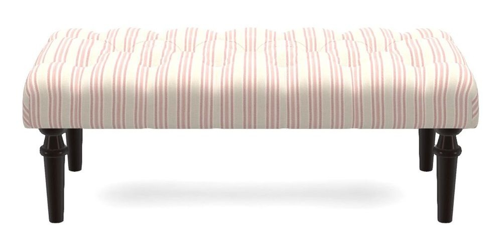 Small Buttoned Footstool