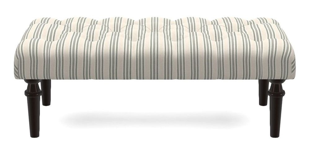 Small Buttoned Footstool