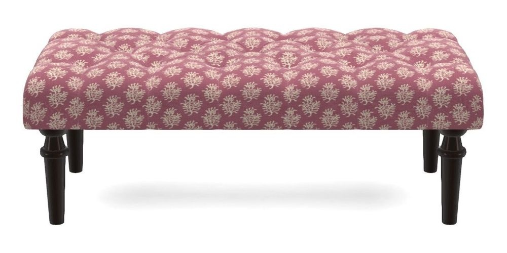 Small Buttoned Footstool