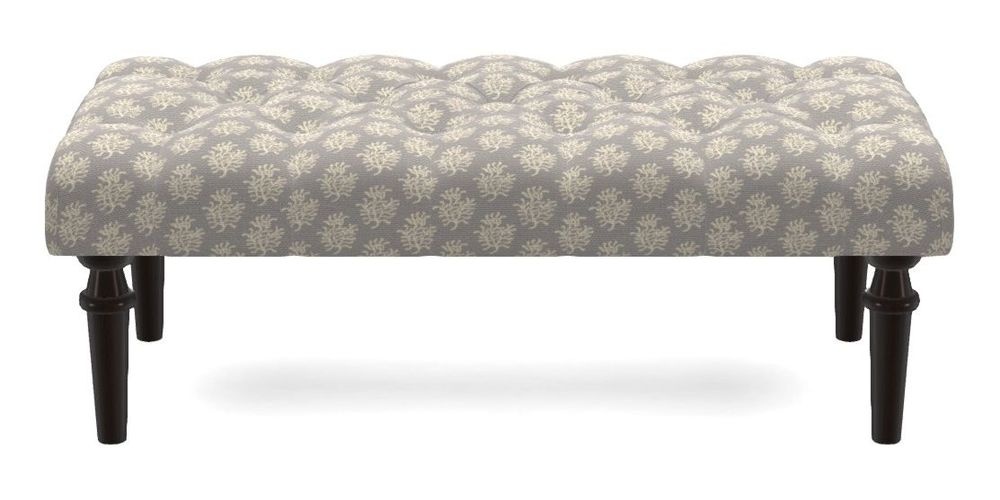 Small Buttoned Footstool