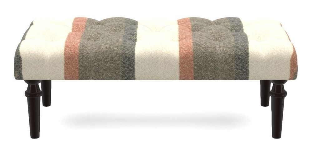 Small Buttoned Footstool