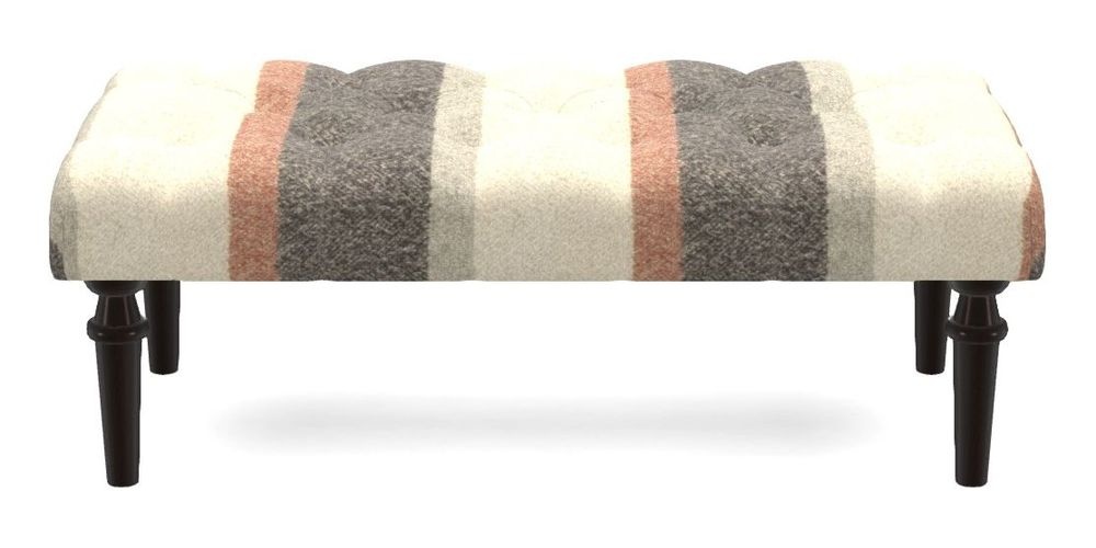 Small Buttoned Footstool