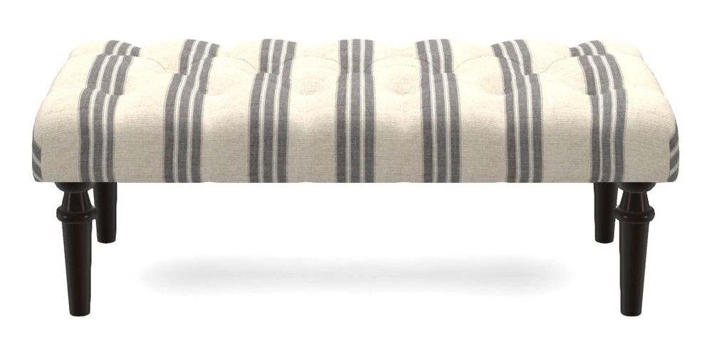 Small Buttoned Footstool