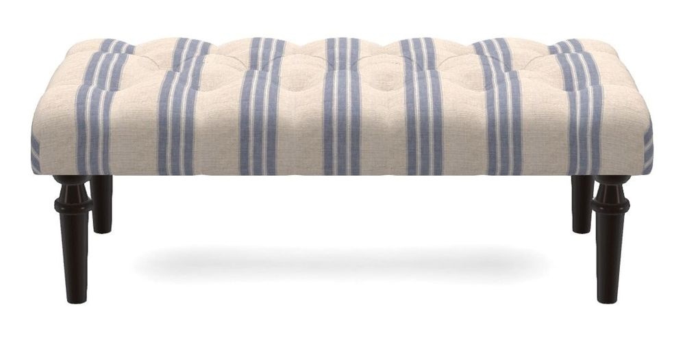 Small Buttoned Footstool