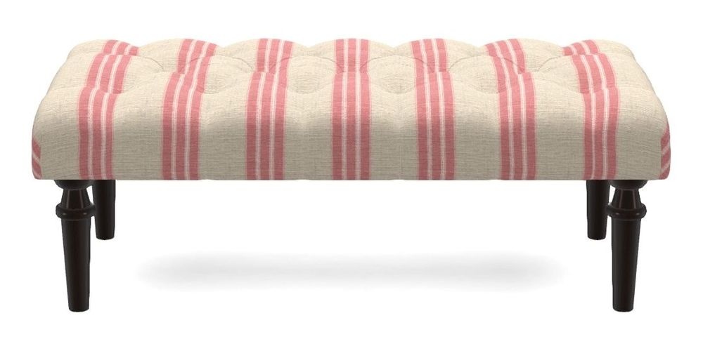 Small Buttoned Footstool