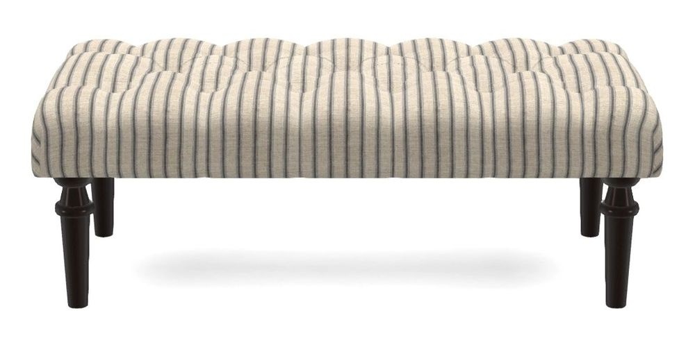 Small Buttoned Footstool