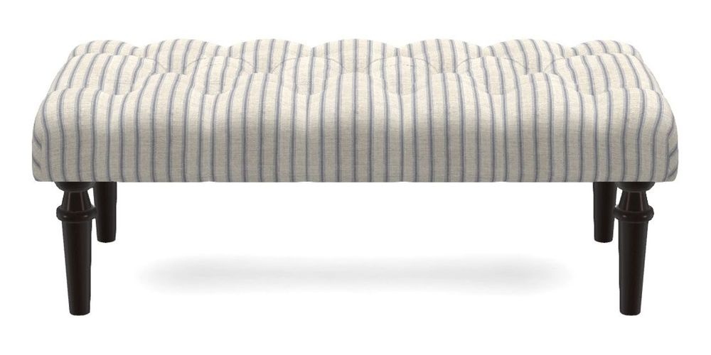 Small Buttoned Footstool