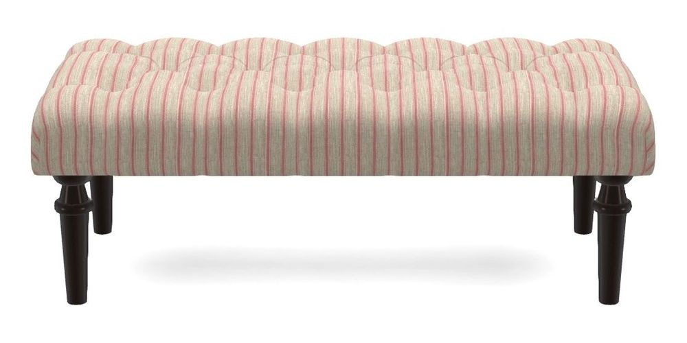 Small Buttoned Footstool